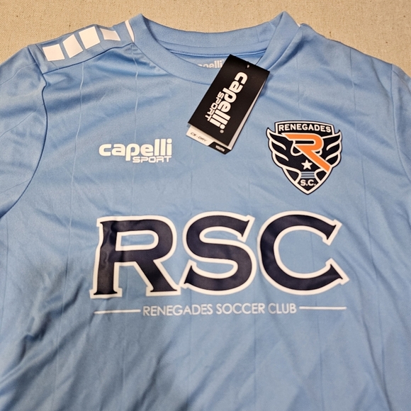RSC Renegades Soccer Club Youth Soccer Jersey Size M(10-12) Capelli Sport NWT #8 - Picture 3 of 8